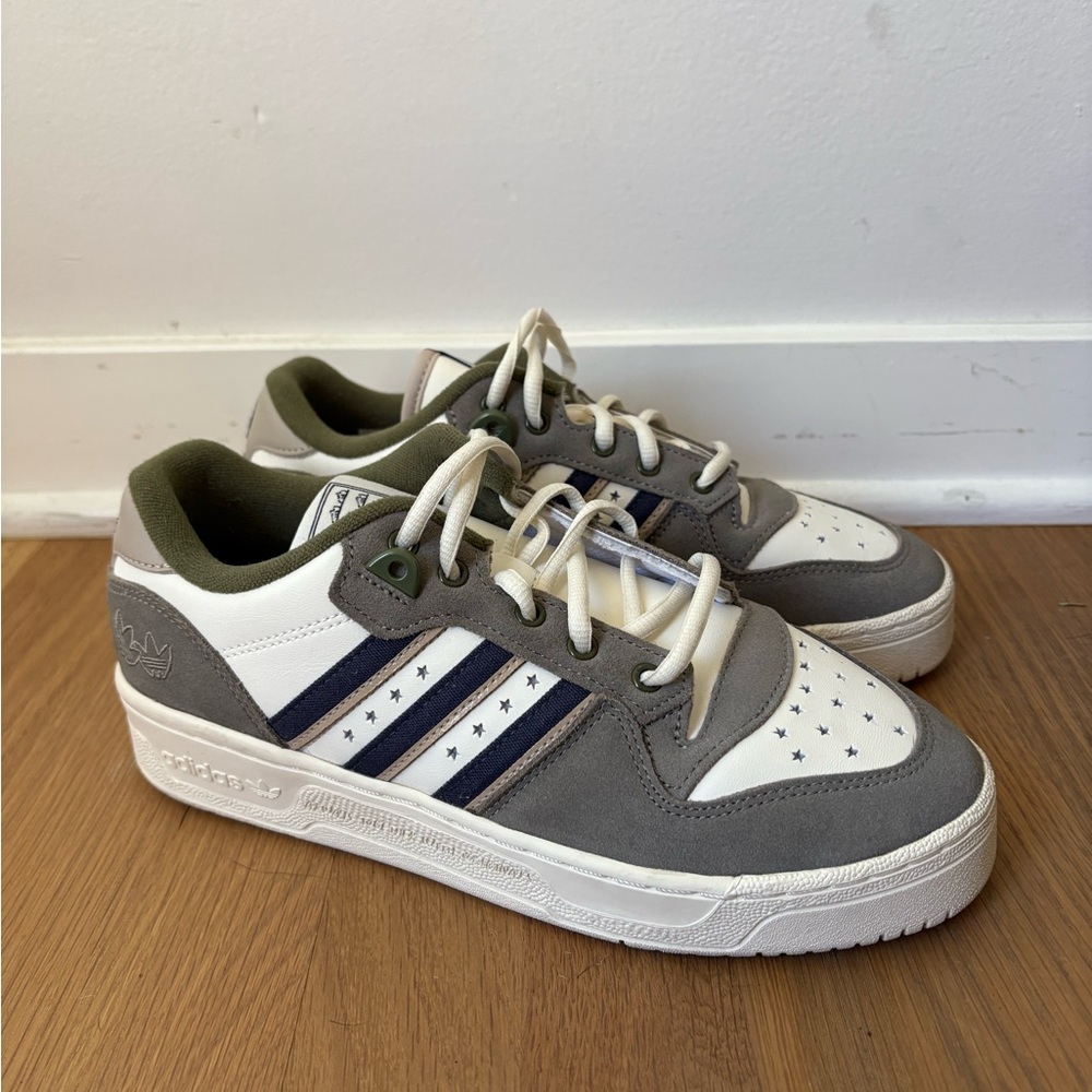 Size 7 - adidas Yu Nagaba x Rivalry Low Always Together - Silver Pebble